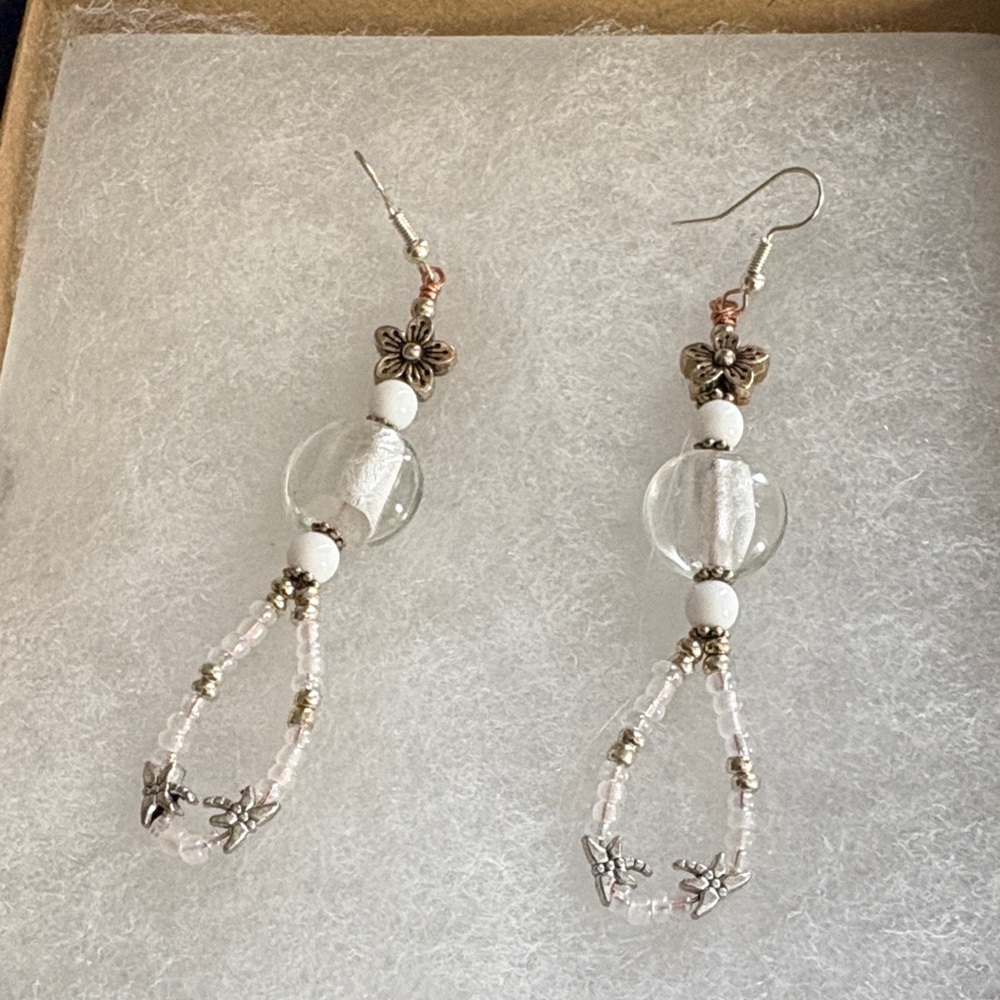 Chic Butterfly Beaded Earrings